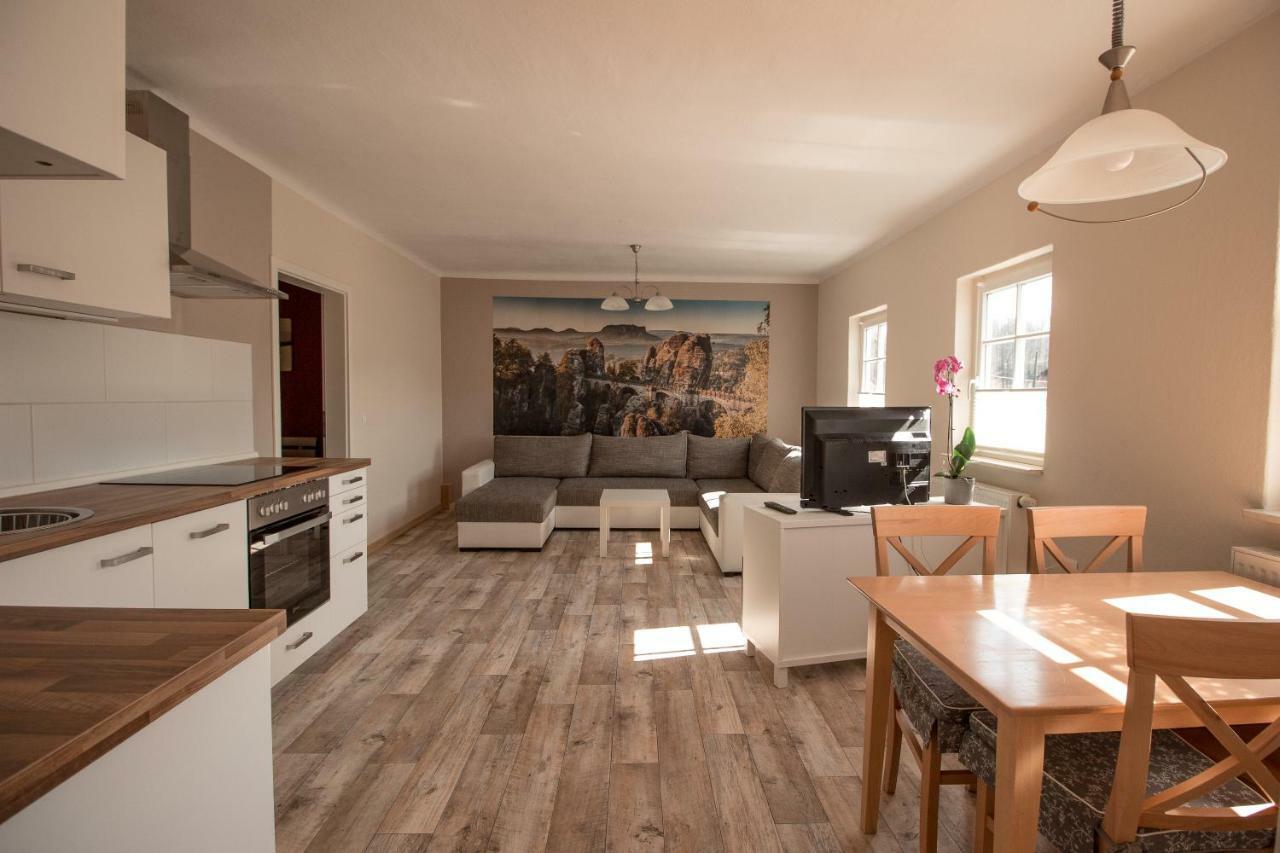 Ferienhof Cunnersdorf Apartamento Estância Termal de Gohrisch Exterior foto